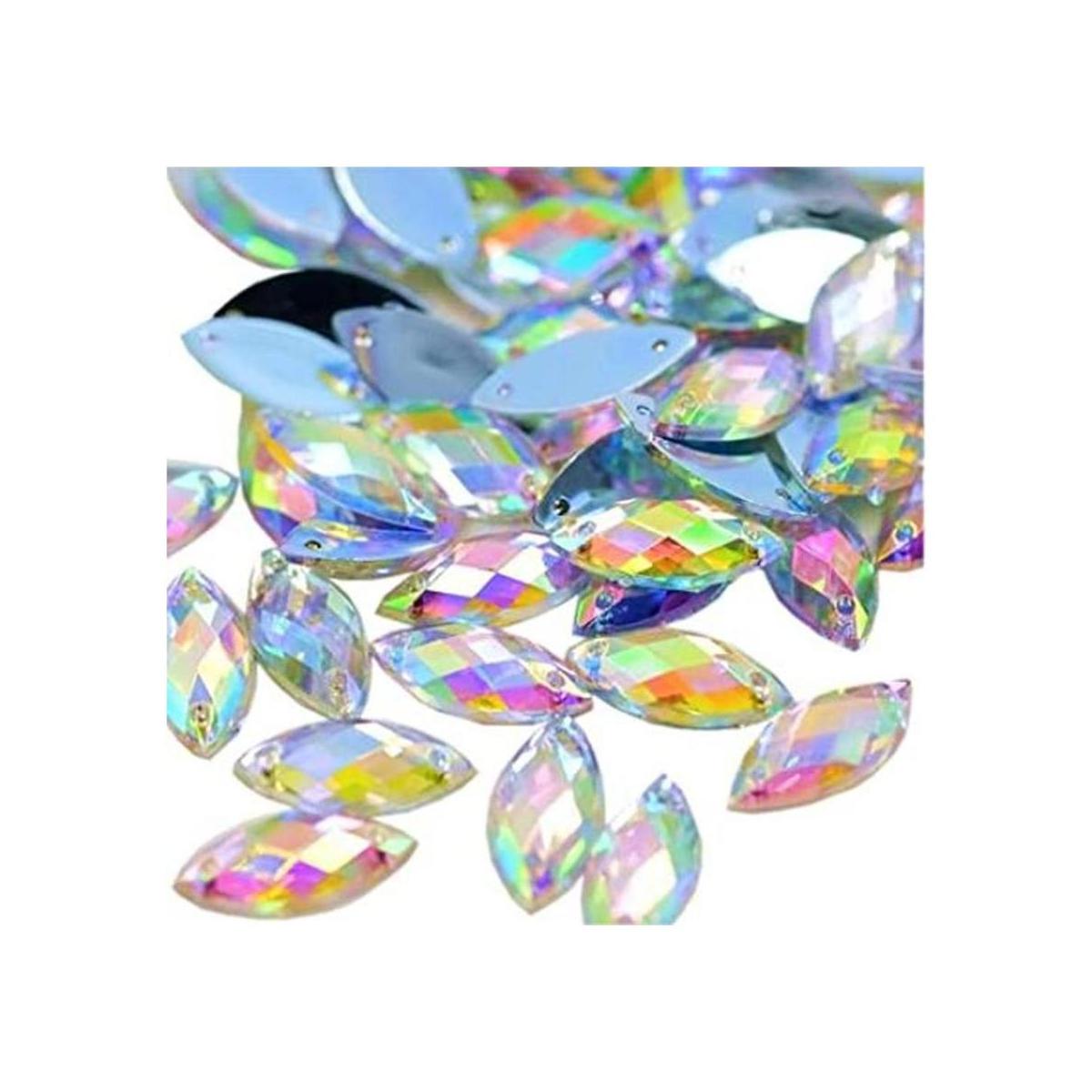 300 piezas de diamantes de imitación de acrílico con forma