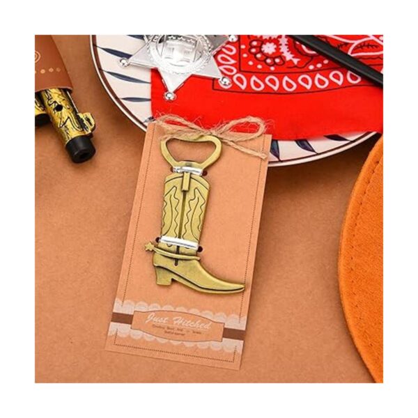 30PCS Cowboy Boots Bottle Openers Wedding Favors Baby