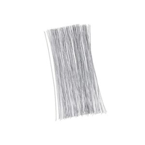 300 tallos de alambre floral de calibre 22 blancos para