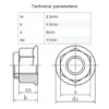 30pcs FPV M5 Tuercas CW autobloqueantes Tuercas de bloqueo_3