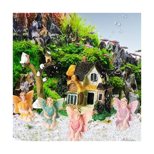 31 piezas de accesorios de jardín de hadas miniaturas