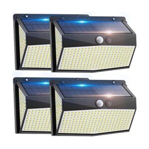 318 luces LED solares para exteriores sensor de_1