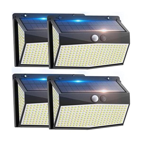 318 luces LED solares para exteriores sensor de_1