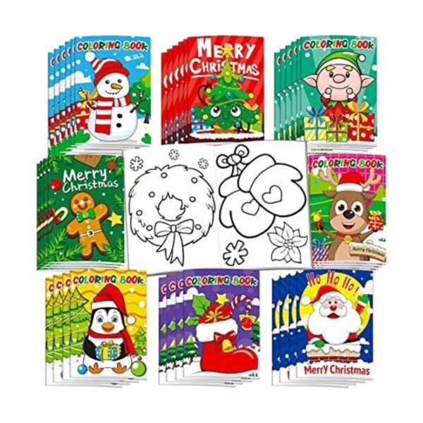 32 libros para colorear de Navidad para niños libro de_1