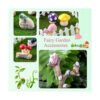 31 piezas de accesorios de jardín de hadas miniaturas