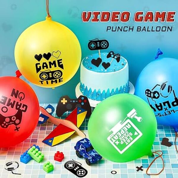 32 globos de perforación de videojuegos pixelados bolas_6