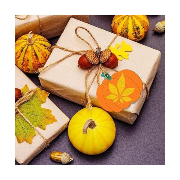 32 recortes de calabaza de madera de Acción de Gracias