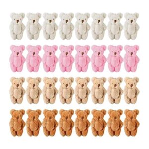 32 piezas de mini oso de peluche pequeño oso pequeño oso_1