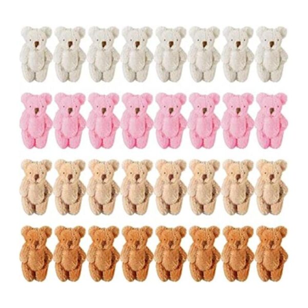32 piezas de mini oso de peluche pequeño oso pequeño oso_1