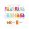 32 piezas de resina Gummy Bear colgante CCOZN 16 colores_2
