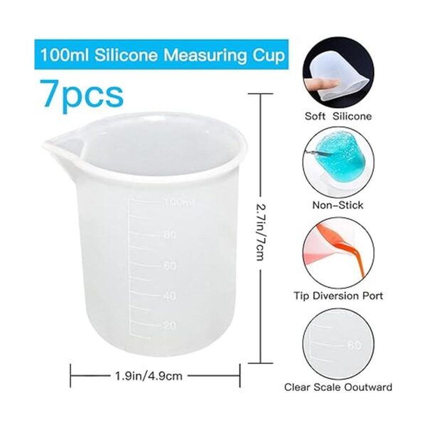 32 piezas de resina suministros 7 unidades de tazas de