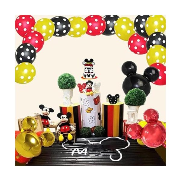 33 globos de fiesta de Mickey de 12 pulgadas de látex de_3