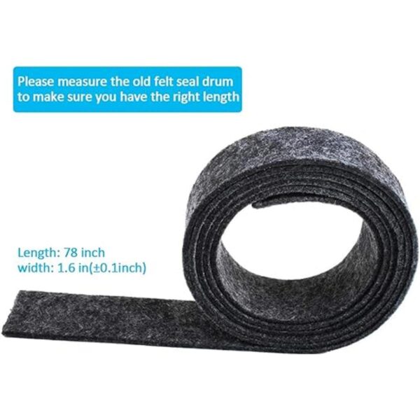 33001807 Dryer Drum Felt Seal Kit 2 Packs Exact Fit for_2