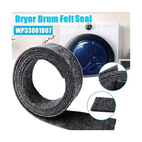 33001807 Dryer Drum Felt Seal Kit 2 Packs Exact Fit for_6