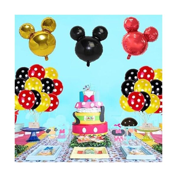 33 globos de fiesta de Mickey de 12 pulgadas de látex de_6