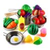 35 piezas de accesorios de juego de simulación de cocina