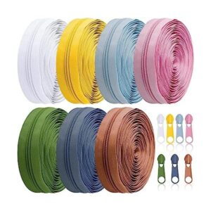 35 yardas7 piezas de colores surtidos 5 cremalleras de