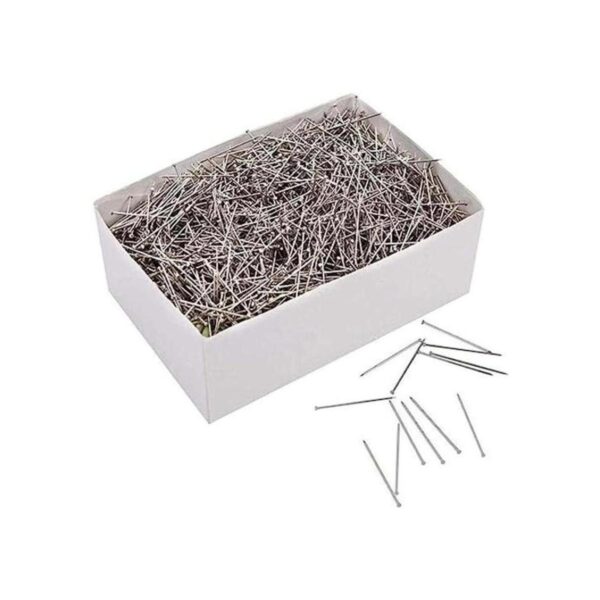 3500pcs Acero Inoxidable Cabeza Pines Finos Satén Pin