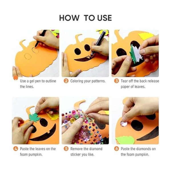 40 piezas de espuma de Halloween kit de manualidades de