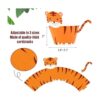48 envolturas para cupcakes de animales de safari de la_3