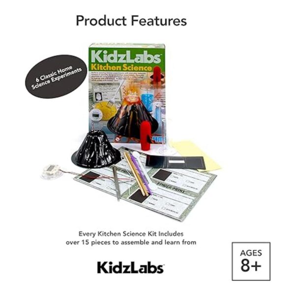 4M Kitchen Science Kit DIY Chemistry Experiment Lab Stem_4