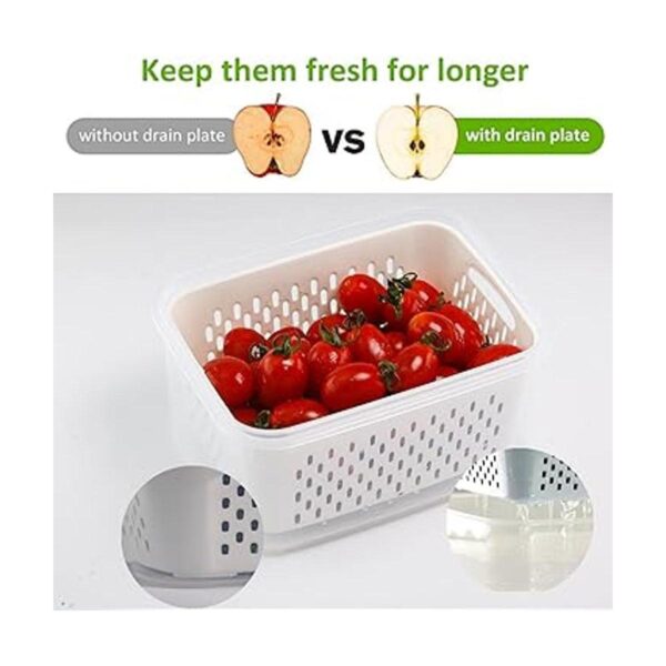 5 PCS Large Fruit Containers for Fridge Leakproof Food_3