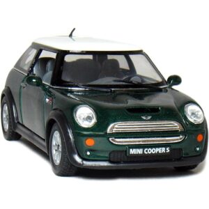 5 Mini Cooper S escala 128 verde de Kinsmart_1