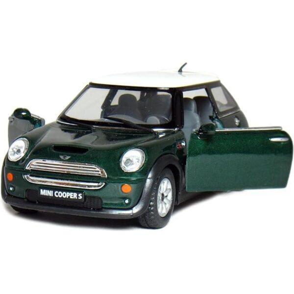 5 Mini Cooper S escala 128 verde de Kinsmart_3
