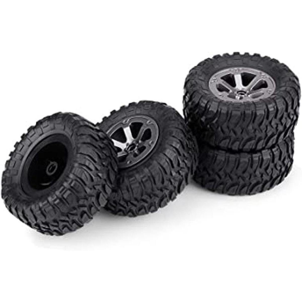 4pcs RC Crawler neumáticos goma Grappler neumáticos rueda