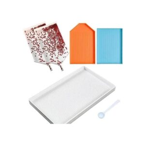 5 bandejas de pintura de diamantes grandes solamente
