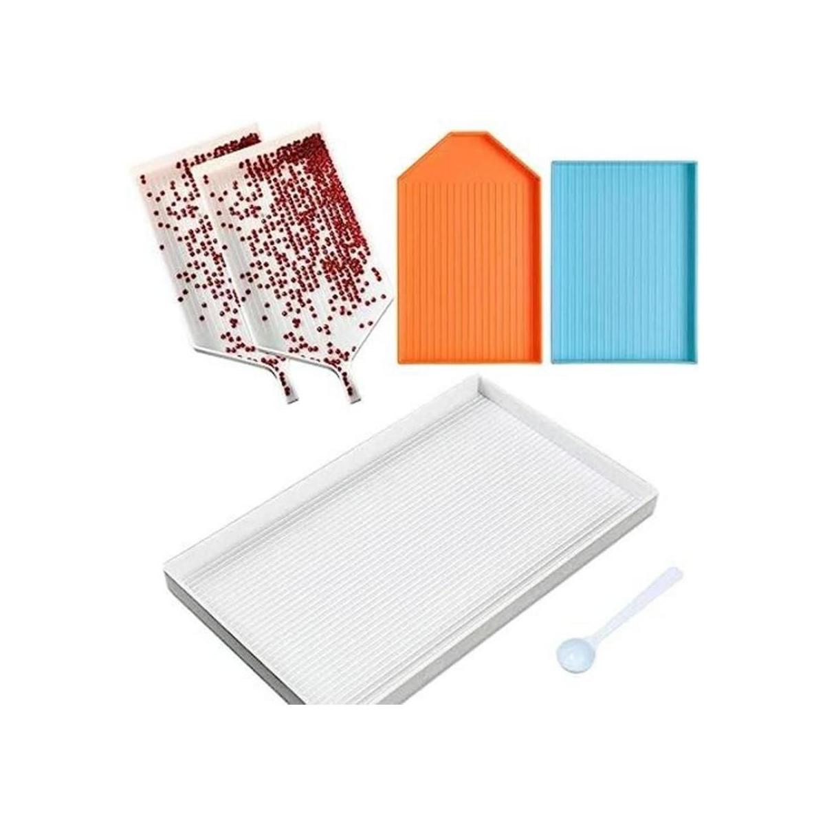 5 bandejas de pintura de diamantes grandes solamente