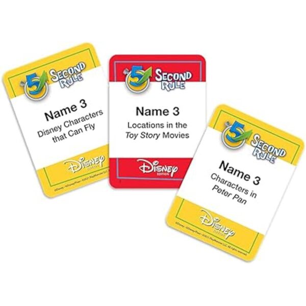 5 Second Rule edición de Disney Divertido juego familiar_4