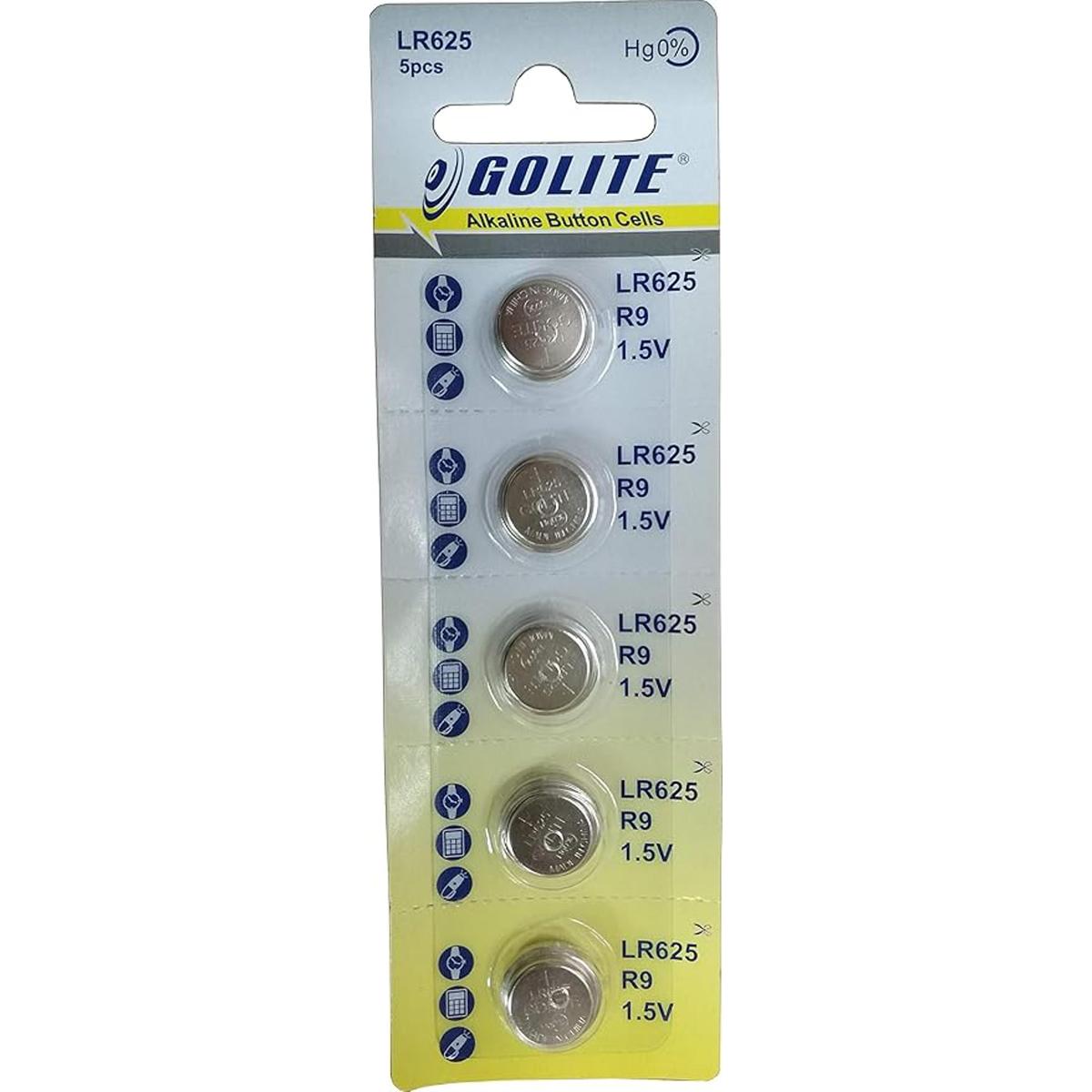 5 baterías 625A PX625A V625U L1560 LR9 PX625 PX13