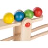 5 bolas redondas de madera de 2.75 pulgadas esferas de