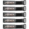 5 Unidades 20 mm x 200 mm HD antideslizante correas Apex_1