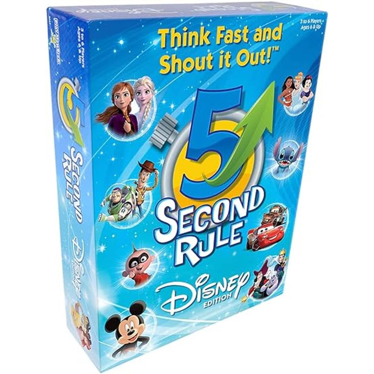 5 Second Rule edición de Disney Divertido juego familiar