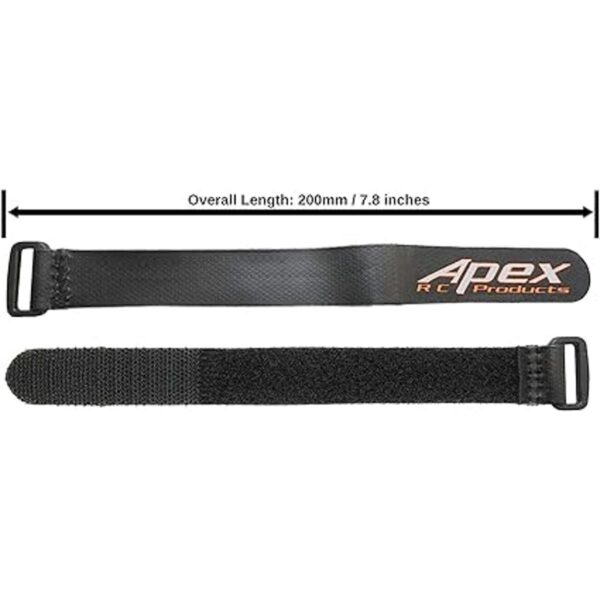 5 Unidades 20 mm x 200 mm HD antideslizante correas Apex_2