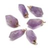 5 colgantes de piedra natural forma irregular amatistas_3