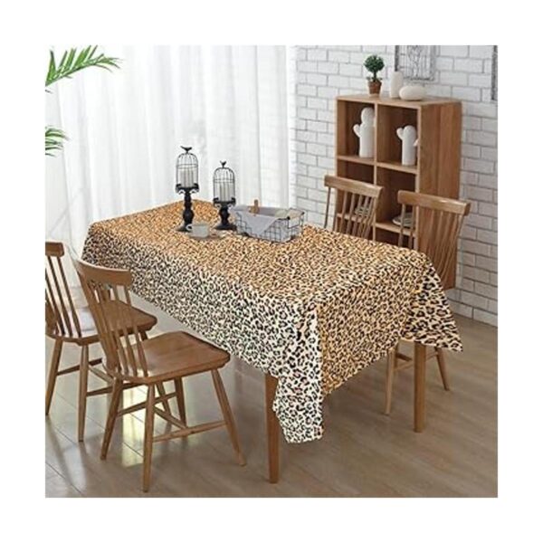 5 fundas de mesa de leopardo mantel con estampado de