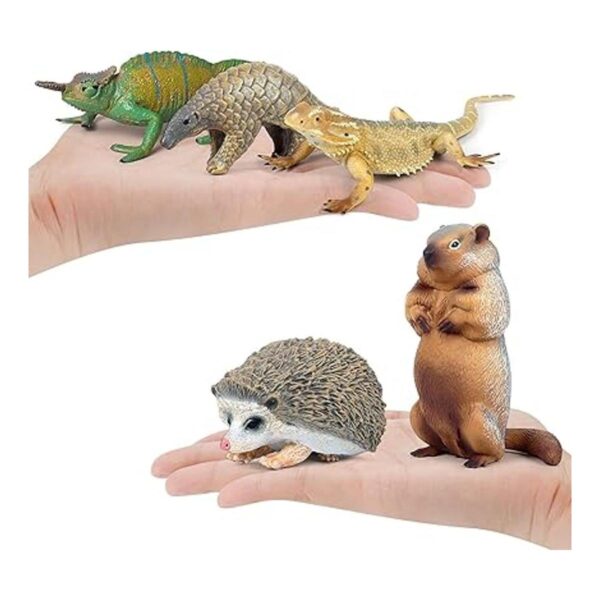 5 figuras de animales de la selva modelo lagarto_4