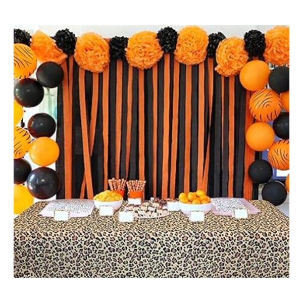 5 fundas de mesa de leopardo mantel con estampado de