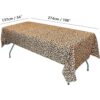 5 fundas de mesa de leopardo mantel con estampado de
