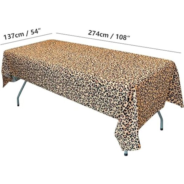 5 fundas de mesa de leopardo mantel con estampado de