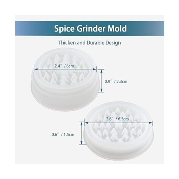 5 moldes de resina de silicona para resina epoxi con molde