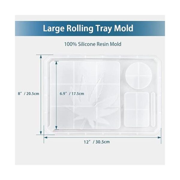 5 moldes de resina de silicona para resina epoxi con molde