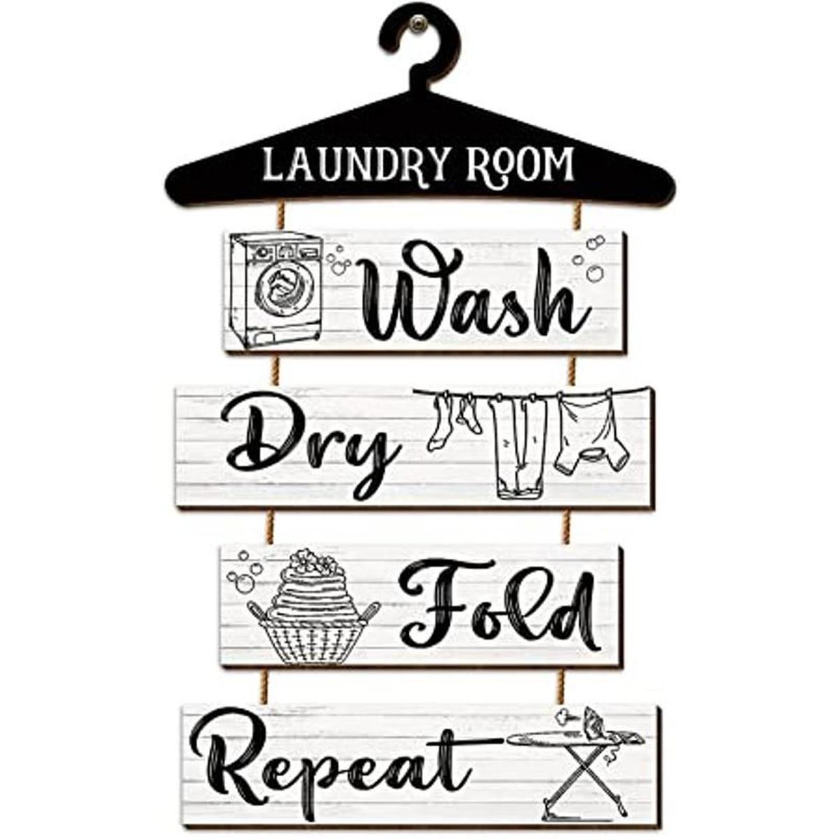 5 letreros de pared para cuarto de servicio letrero
