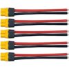 5 pares XT60H XT60 adaptador de conector de extensión_4
