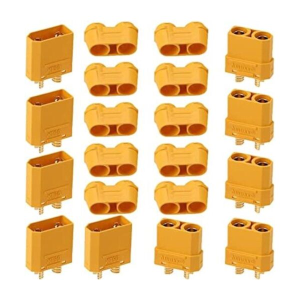 5 pares Amass XT90 XT90H Adaptador de conector de bala_1
