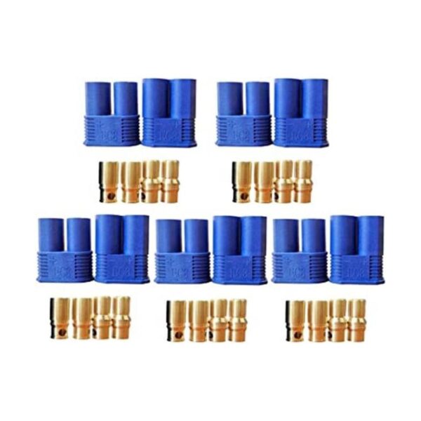 5 pares de conectores EC8 con conector de bola de 0.315 in