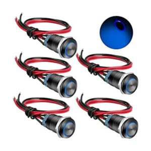 5 piezas de 12 V 24 V 0.472 in impermeable interruptor_1